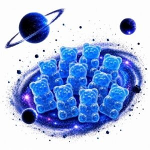 mdma edibles blue raspberry gummy bears cosmiq club