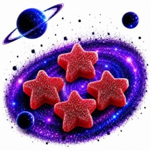 shroom gummy stars – cherry – 3000mg cosmiq club