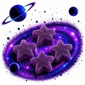 shroom gummy stars – grape – 3000mg cosmiq club